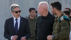 Secretary of State Antony Blinken and Israeli military officials