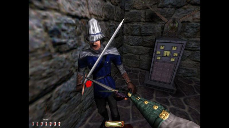 دوئل اول شخص با نگهبان در بازی Thief 2: The Metal Age