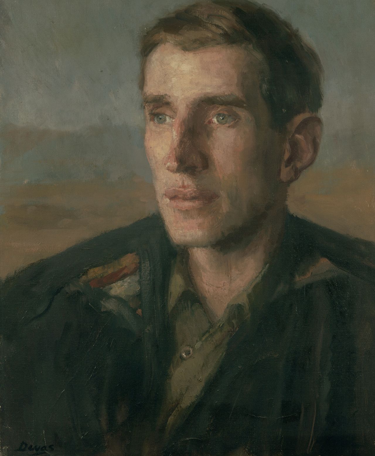 Major Wilfred Thesiger, DSO, 1944, oil on canvas, 21in by 17in, by Anthony Devas (1911–58), Imperial War Museum, London.