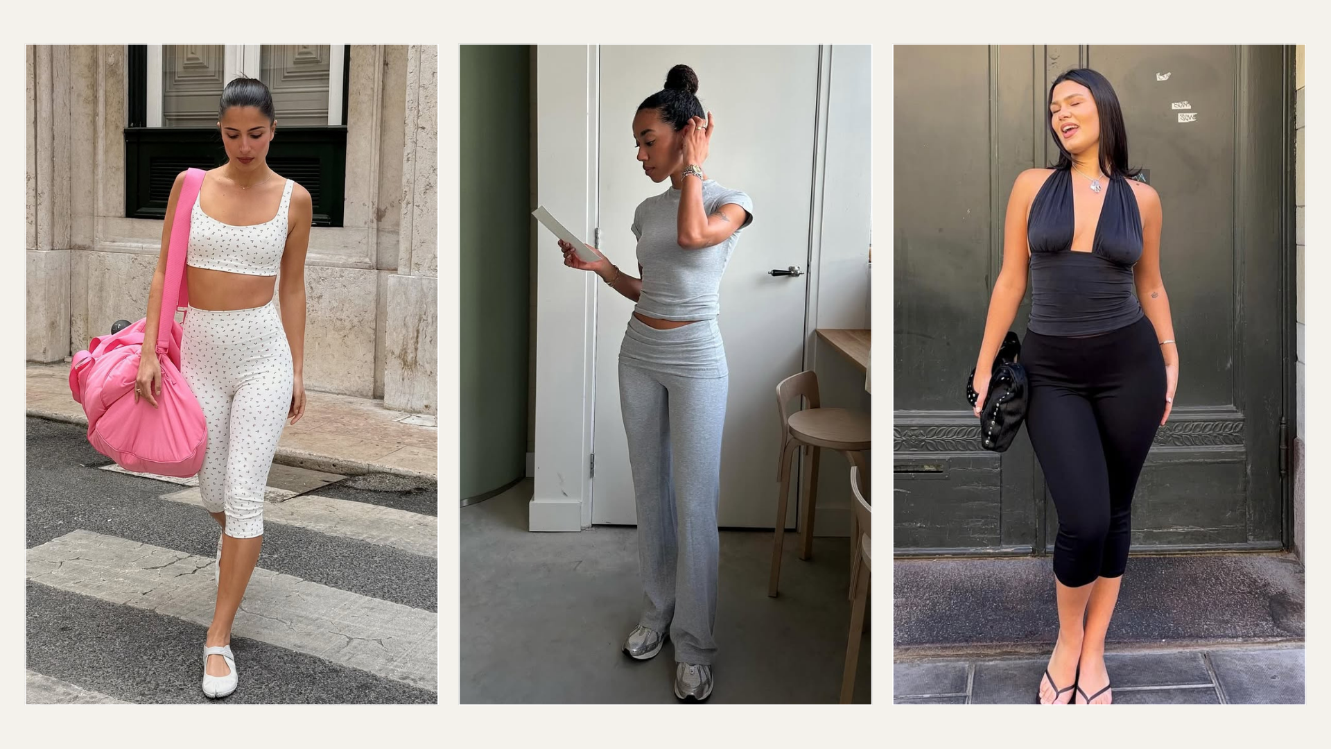 Three summer leggings trends