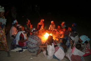 Kalahari campfire