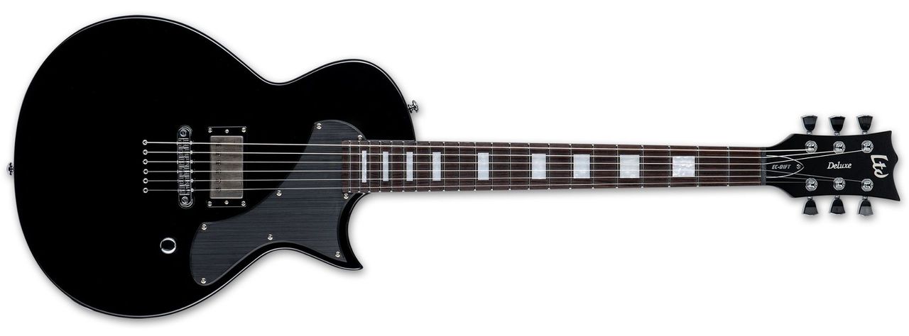 ESP LTD Deluxe EC-01FT guitars in different finishes