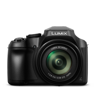 Panasonic Lumix FZ-82 camera on a white background