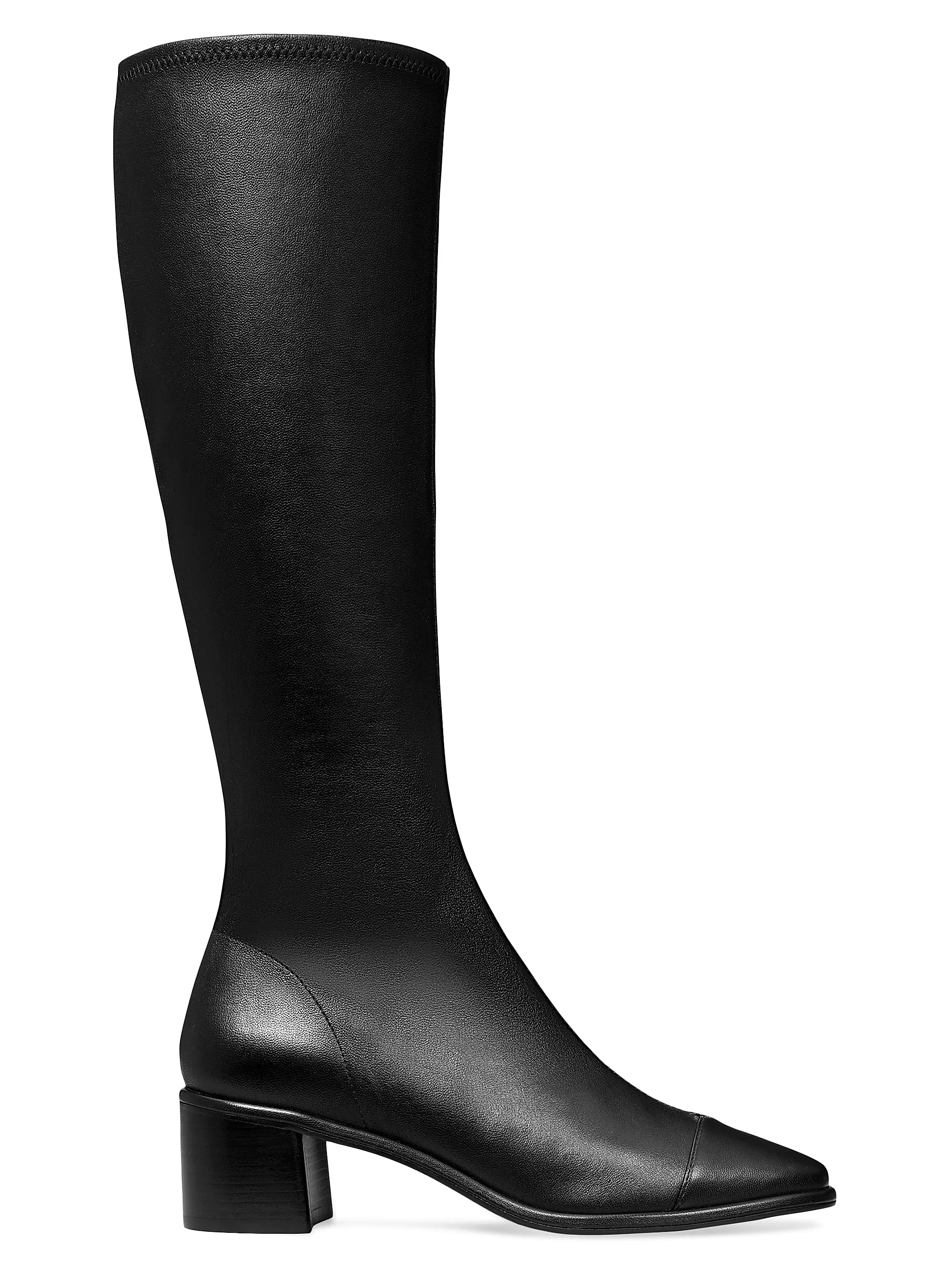 Cap-Toe 55mm Leather Knee-High Boots