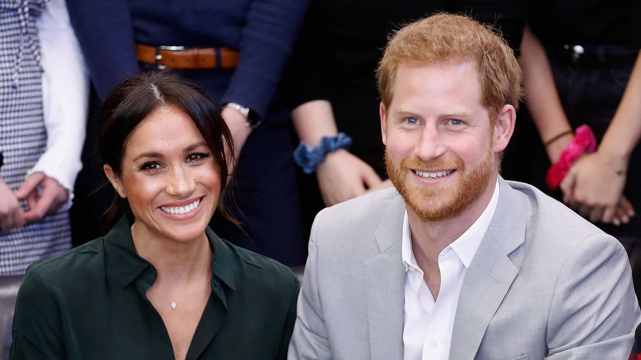 Meghan, Duchess of Sussex and Prince Harry, Duke of Sussex make an official visit to the Joff Youth Centre in Peacehaven, Sussex on October 3, 2018 in Peacehaven, United Kingdom. The Duke and Duchess married on May 19th 2018 in Windsor and were conferred The Duke &amp; Duchess of Sussex by The Queen