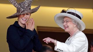 The Queen and Zara Tindall
