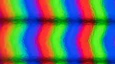 Extreme closeup of red, green and blue pixels on an LCD screen