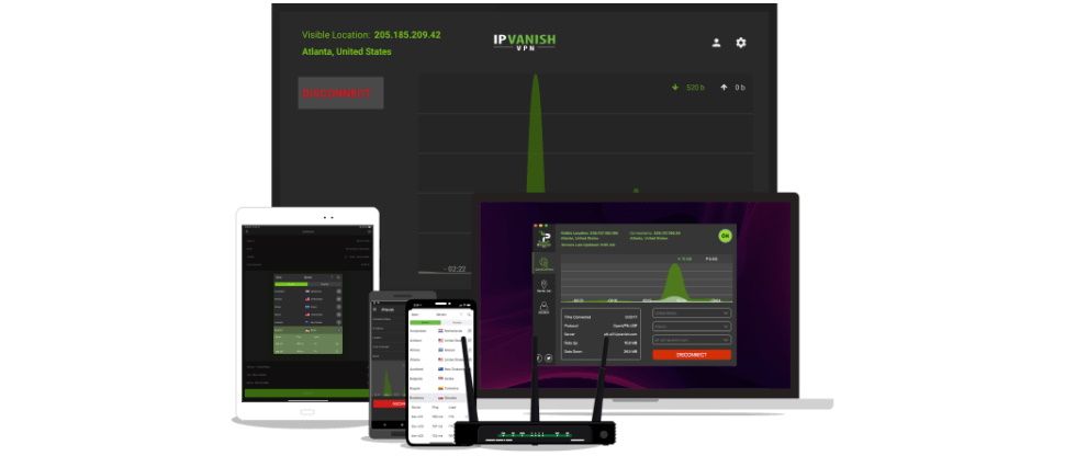 IPVanish på forskellige platforme