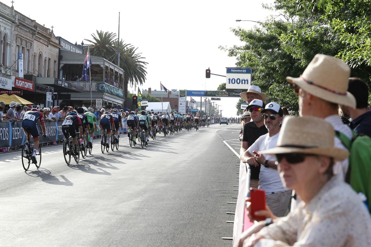 100 metres to go