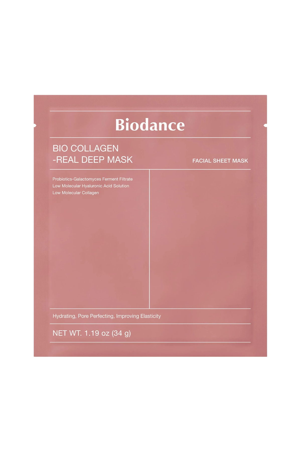 A single Biodance Bio Collagen Real Deep Mask.