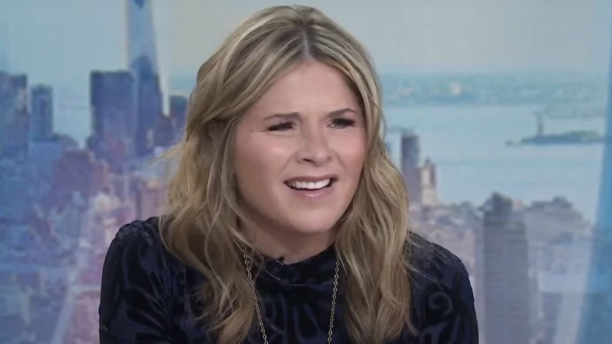 Screenshot of Jenna Bush Hager talking on The Today Show