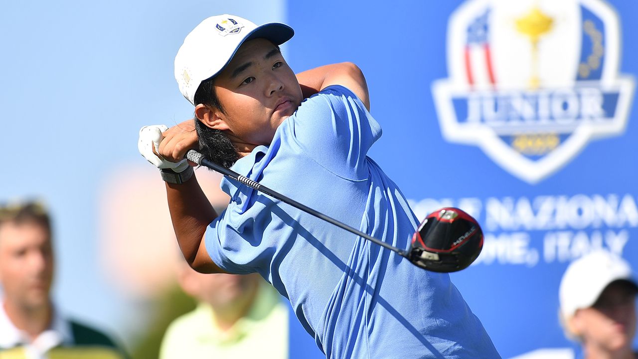 Kris Kim at the Junior Ryder Cup