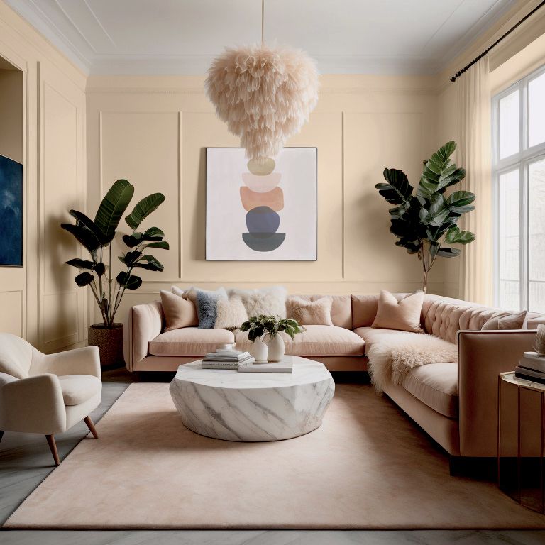 A honey-toned room