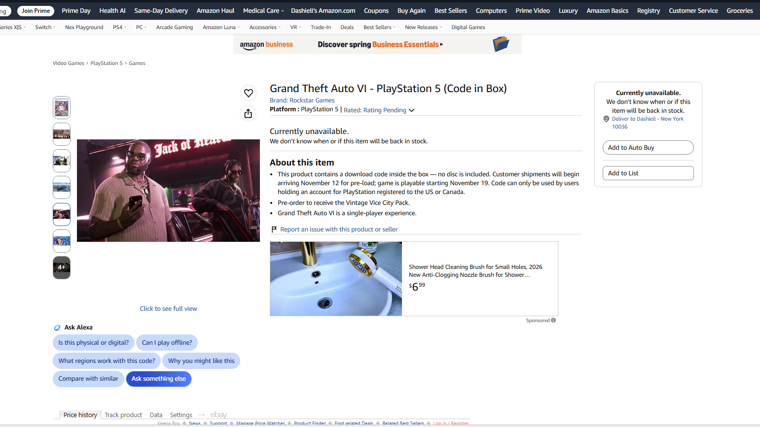 Amazon GTA 6