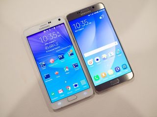 Samsung Galaxy Note 5 and Note 4
