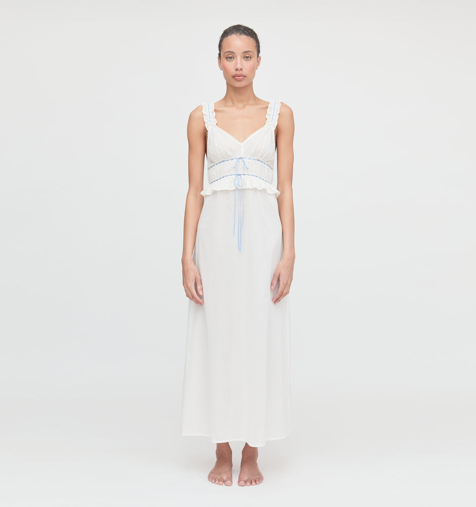 The Bonnie Nightgown - Soft Ivory