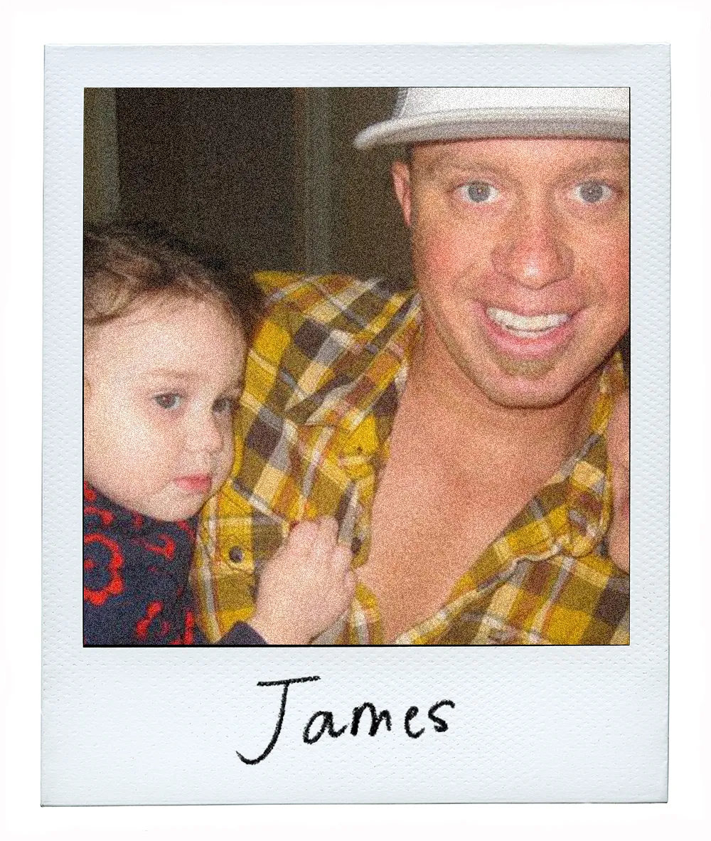 James Kulstad in 2012 with his younger daughter, Autumn.
