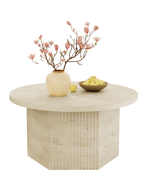 Lift-Top Round Coffee Table