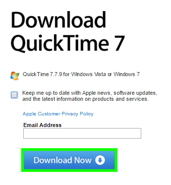 Quicktime 7 Free Download Mac