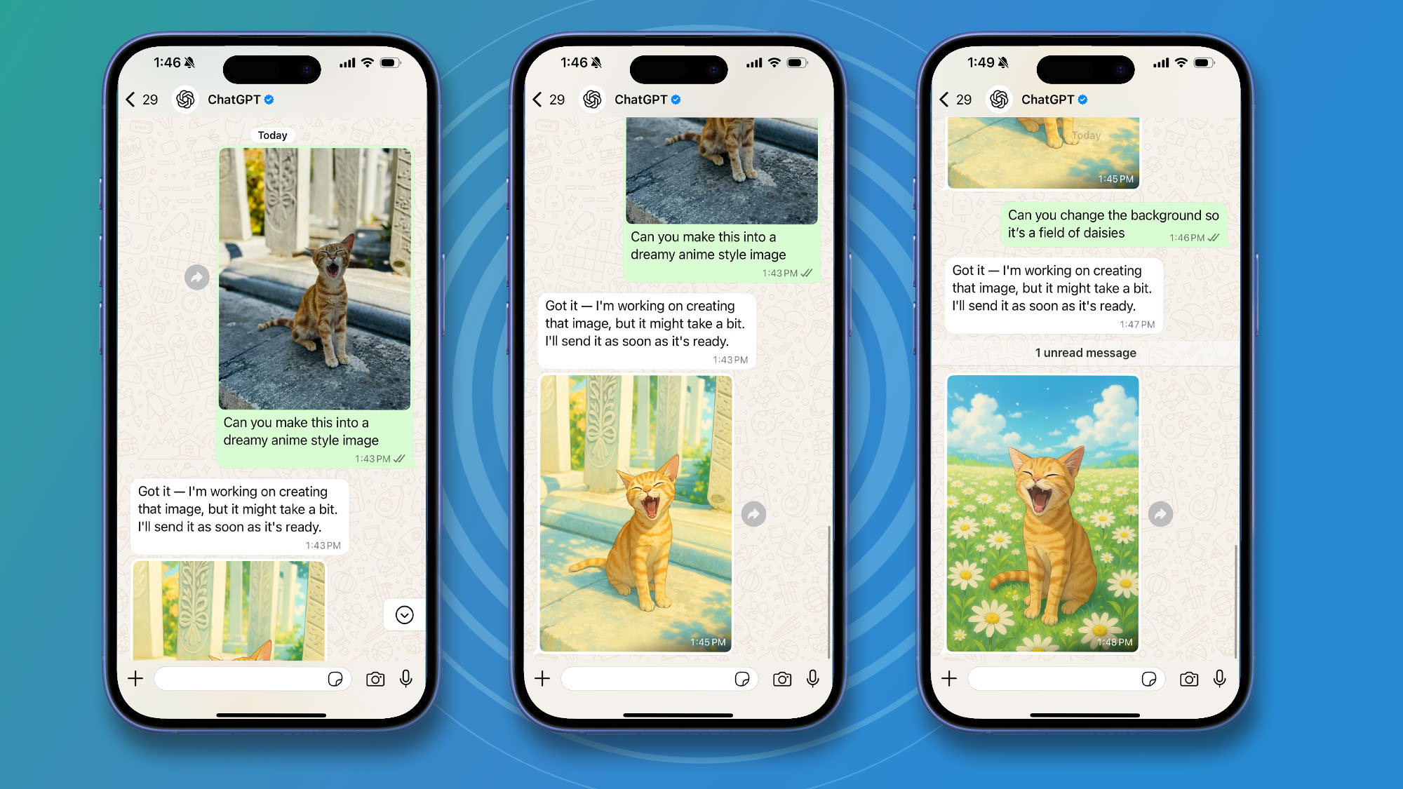 Making ChatGPT images in WhatsApp