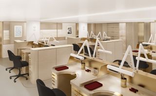 Cartier boutique workshop interior