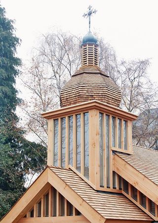 The Belarusian Memorial Chapel, London by Spheron Architects