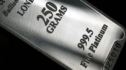 Platinum bullion bar © Graham Barclay/Bloomberg via Getty Images