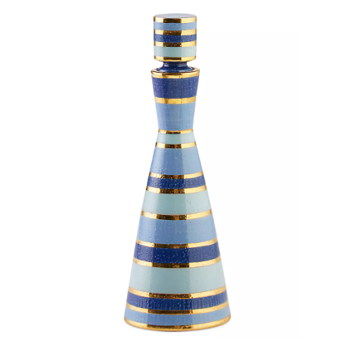 Jonathan Adler striped decanter.