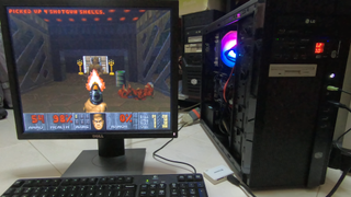 The modern DOS PC, running Doom