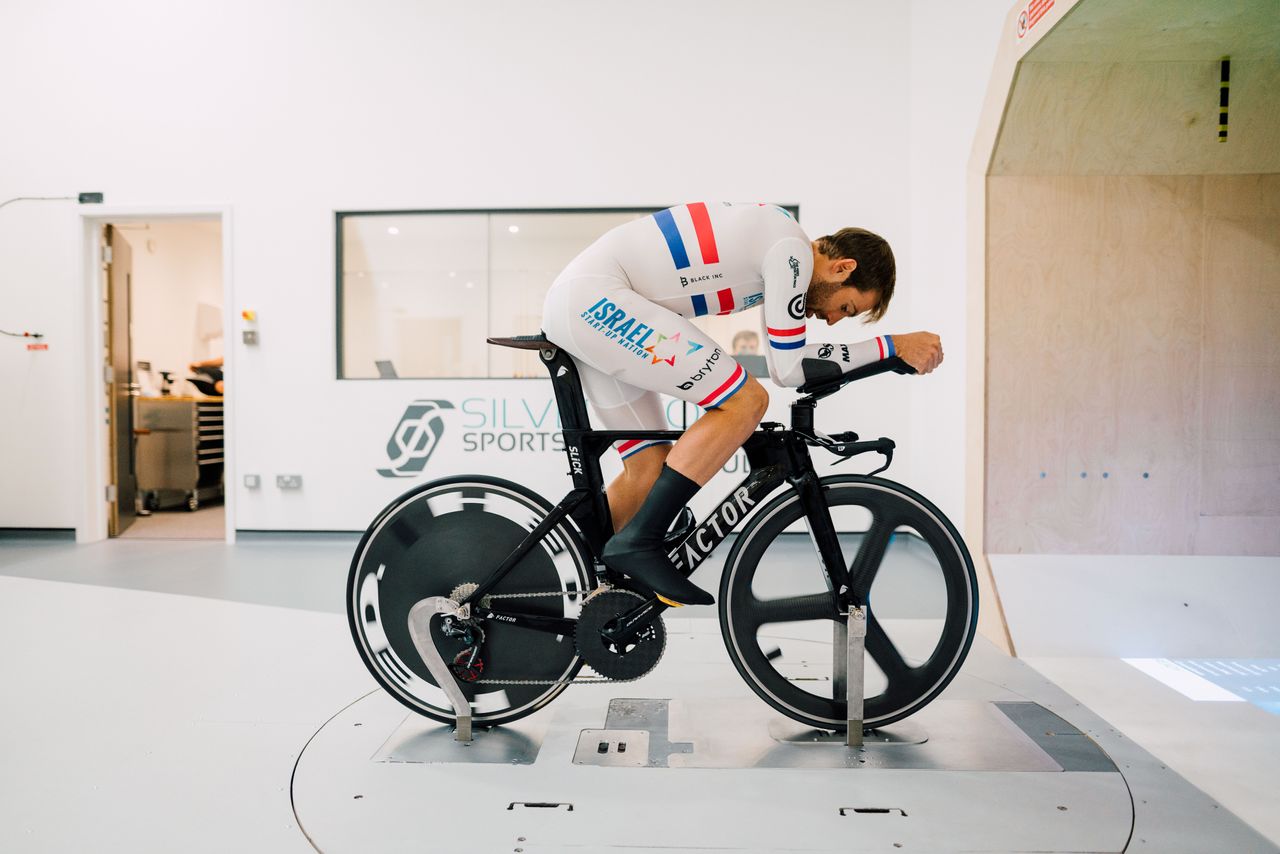 Alex Dowsett has been working on his time trial position
