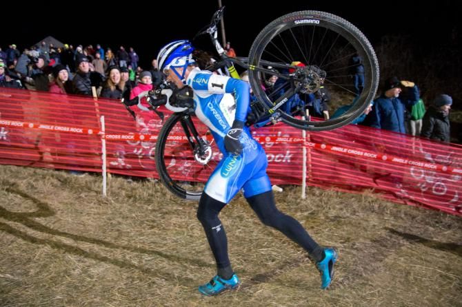 Katerina Nash was strong on the climbs.