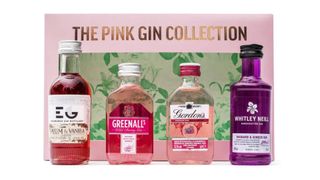 Pink gin miniatures gift set
