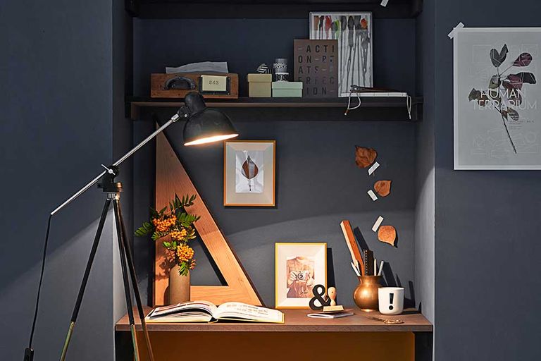 How To Create An Alcove Office Real Homes Follow This Step By Guide To Creating A Home Office Desk Area From An Awkward Alcove Space