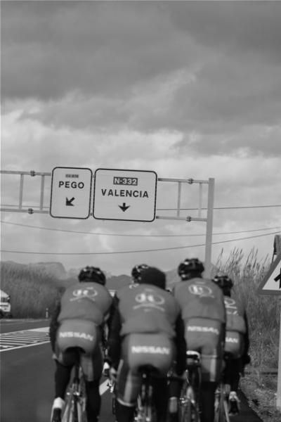 Valencia was the destination on the day's ride