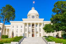 Alabama State Capitol in Montgomery, Alabama.