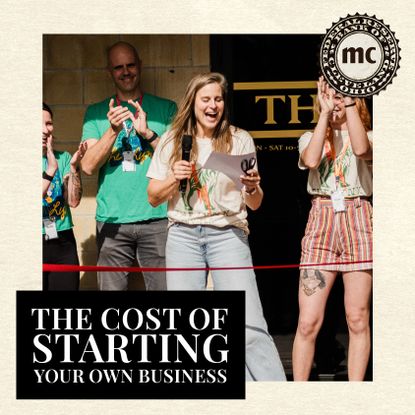 the cost of starting your own business graphic