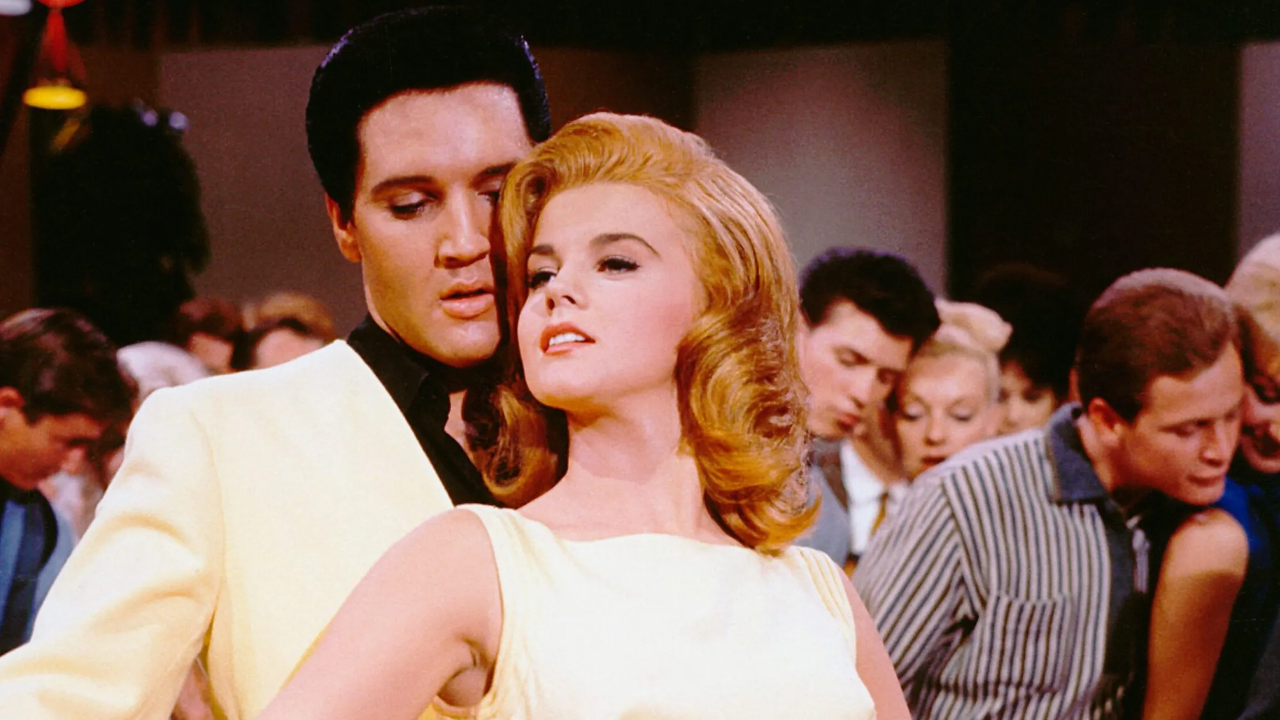 Elvis Presley and Ann Margaret at Viva Las Vegas.