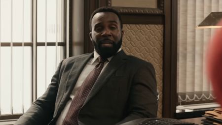 Tramell Tillman's MCU character speaking with Spidey in Spider-Man: Brand New Day