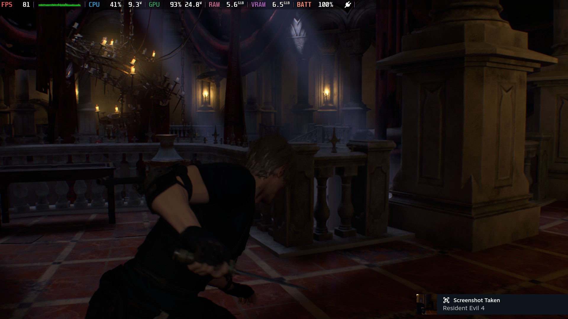 Leon S Kennedy near bug infestation