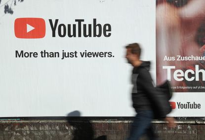 A YouTube billboard