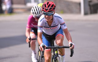 Ashliegh Moolman-Pasio (Cervelo Bigla) at Liege-Bastogne-Liege