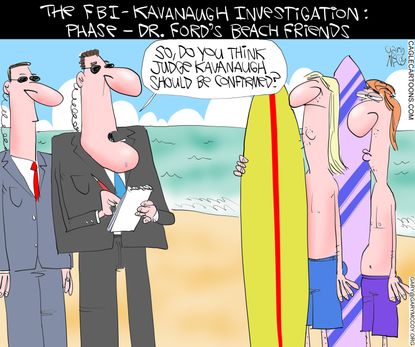 U.S. Christine Blasey Ford Brett Kavanaugh FBI investigation beach friends