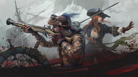 Windrose key art - two pirates 