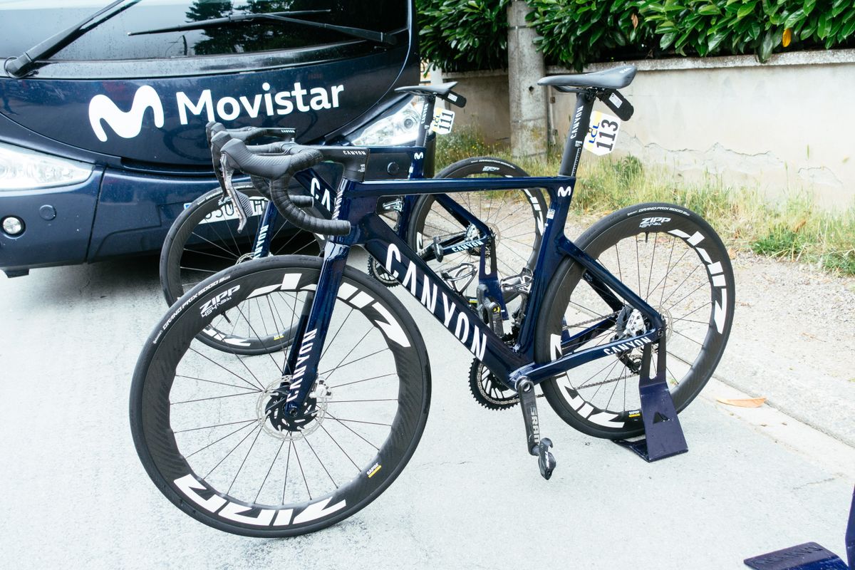 New bike spotted at the Dauphine