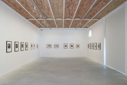 of photographs by Cy Twombly in La Bastide, the newly opened gallery space at Chateaû La Coste, Provence