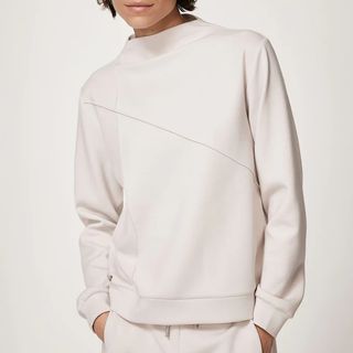 Neutral High Neck Softluxe Sweatshirt