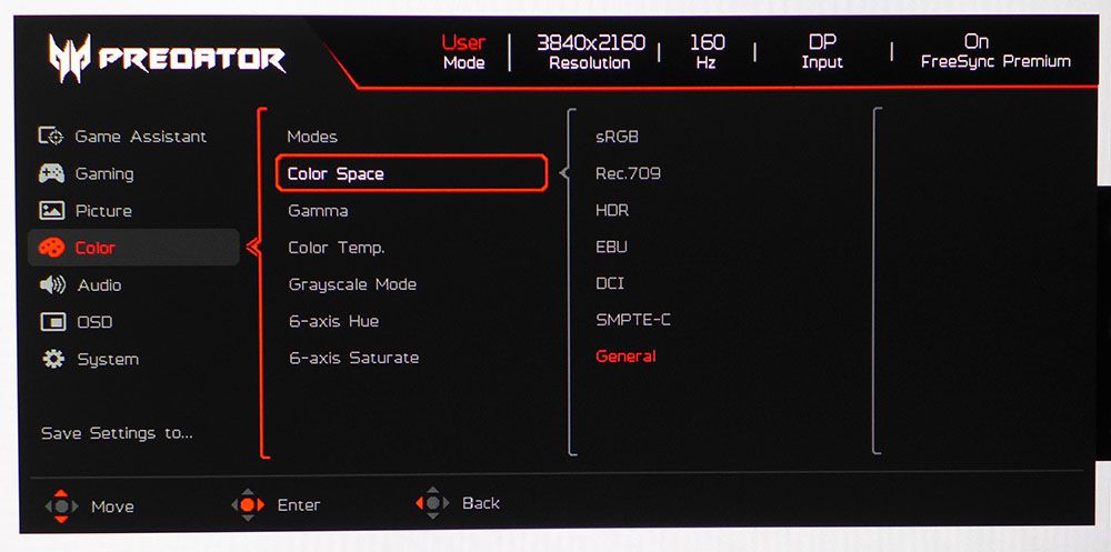 Acer Predator XB273K V5
