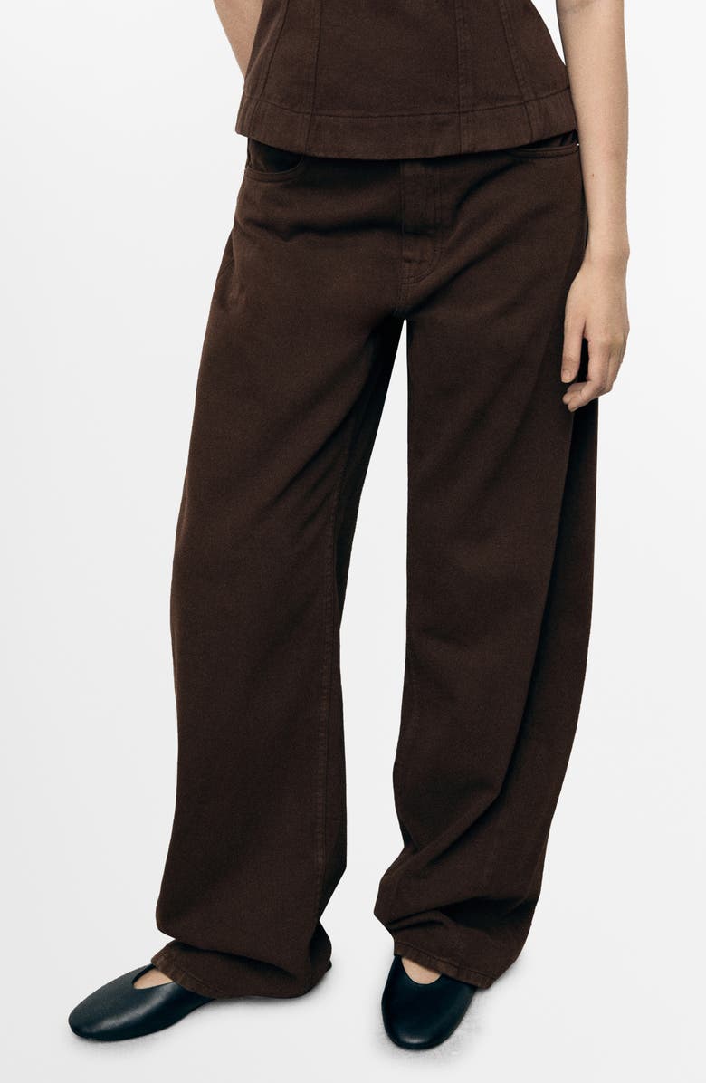 Mid Rise Balloon Jeans