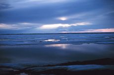 Beaufort Sea arctic ice reaches new low