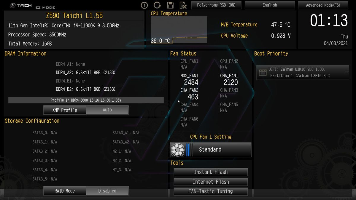 ASRock Z590 Taichi